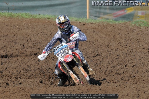 2009-10-03 Franciacorta - Motocross delle Nazioni 0646 Free practice MX2 - Michael Phillips - Honda 250 NZ